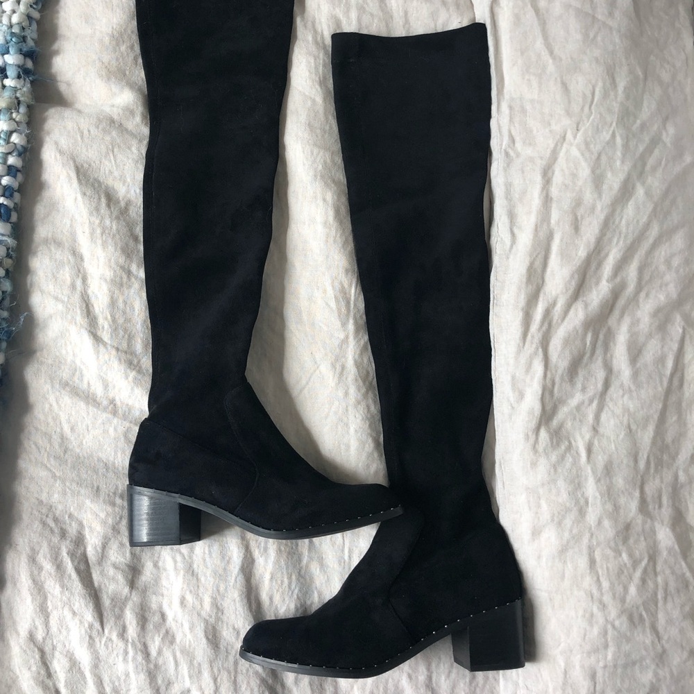 Sol Sana over the knee suede boots!